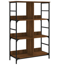 Bücherregal Braun Eichen-Optik 78,5x33x117,5 cm Holzwerkstoff