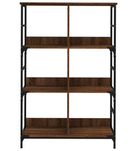 Bücherregal Braun Eichen-Optik 78,5x33x117,5 cm Holzwerkstoff