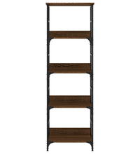 Bücherregal Braun Eichen-Optik 50x33x153 cm Holzwerkstoff