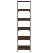 Bücherregal Braun Eichen-Optik 50x33x188,5 cm Holzwerkstoff