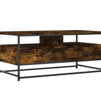 Couchtisch Räuchereiche 100x51x45 cm Holzwerkstoff