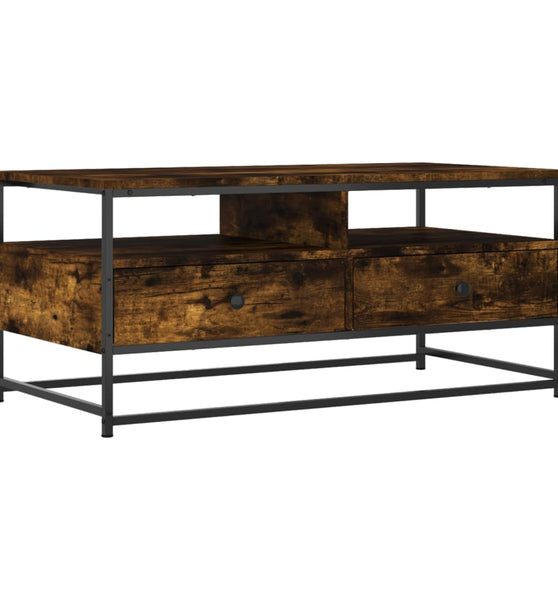 Couchtisch Räuchereiche 100x51x45 cm Holzwerkstoff