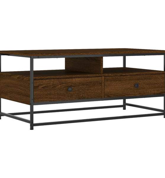 Couchtisch Braun Eichen-Optik 100x51x45 cm Holzwerkstoff