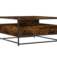 Couchtisch Räuchereiche 80x80x45 cm Holzwerkstoff