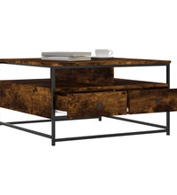 Couchtisch Räuchereiche 80x80x45 cm Holzwerkstoff
