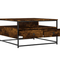 Couchtisch Räuchereiche 80x80x45 cm Holzwerkstoff