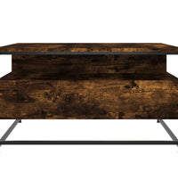 Couchtisch Räuchereiche 80x80x45 cm Holzwerkstoff