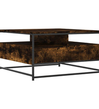 Couchtisch Räuchereiche 80x80x45 cm Holzwerkstoff