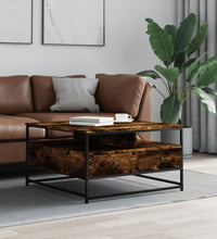 Couchtisch Räuchereiche 80x80x45 cm Holzwerkstoff