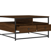 Couchtisch Braun Eichen-Optik 80x80x45 cm Holzwerkstoff