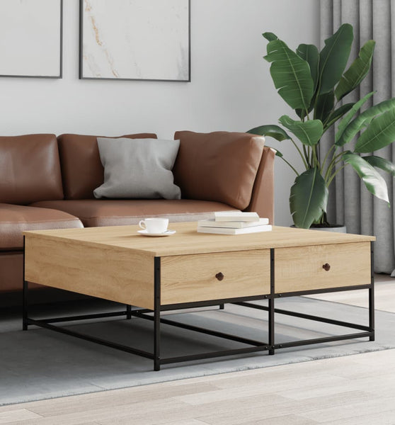 Couchtisch Sonoma-Eiche 100x99x40 cm Holzwerkstoff