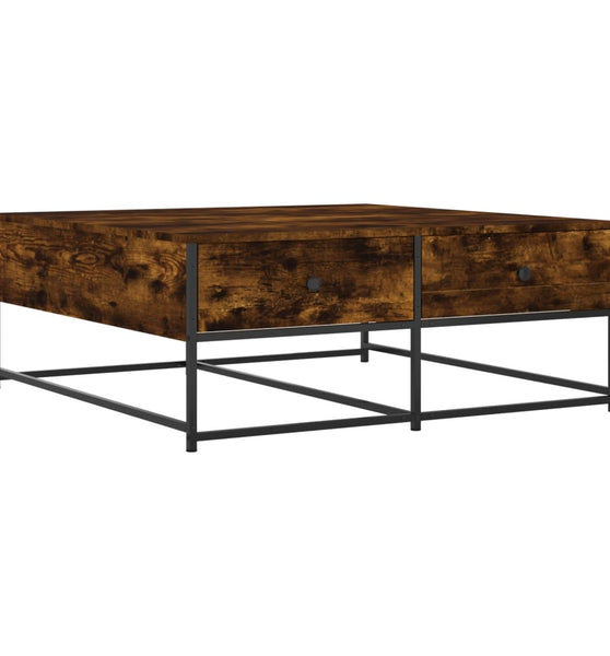 Couchtisch Räuchereiche 100x99x40 cm Holzwerkstoff