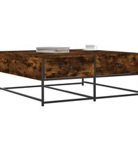 Couchtisch Räuchereiche 100x99x40 cm Holzwerkstoff