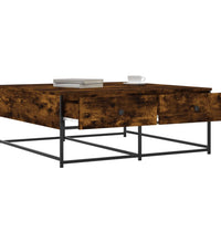 Couchtisch Räuchereiche 100x99x40 cm Holzwerkstoff