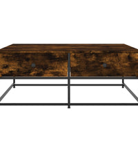 Couchtisch Räuchereiche 100x99x40 cm Holzwerkstoff