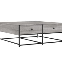Couchtisch Grau Sonoma 100x99x40 cm Holzwerkstoff