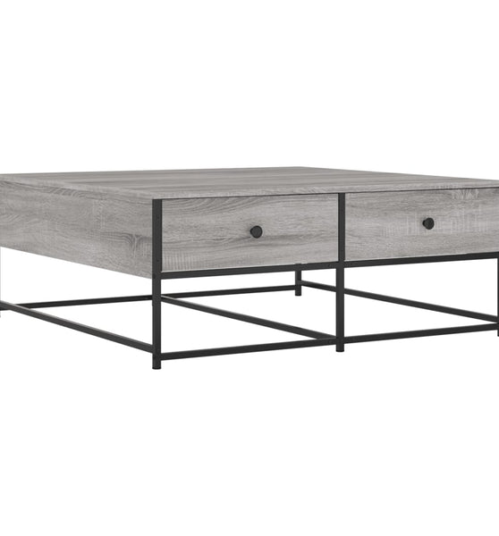Couchtisch Grau Sonoma 100x99x40 cm Holzwerkstoff