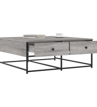 Couchtisch Grau Sonoma 100x99x40 cm Holzwerkstoff