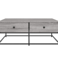 Couchtisch Grau Sonoma 100x99x40 cm Holzwerkstoff
