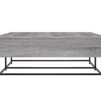 Couchtisch Grau Sonoma 100x99x40 cm Holzwerkstoff