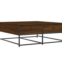 Couchtisch Braun Eichen-Optik 100x99x40 cm Holzwerkstoff