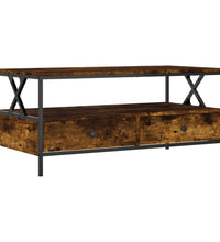 Couchtisch Räuchereiche 100x51x45 cm Holzwerkstoff