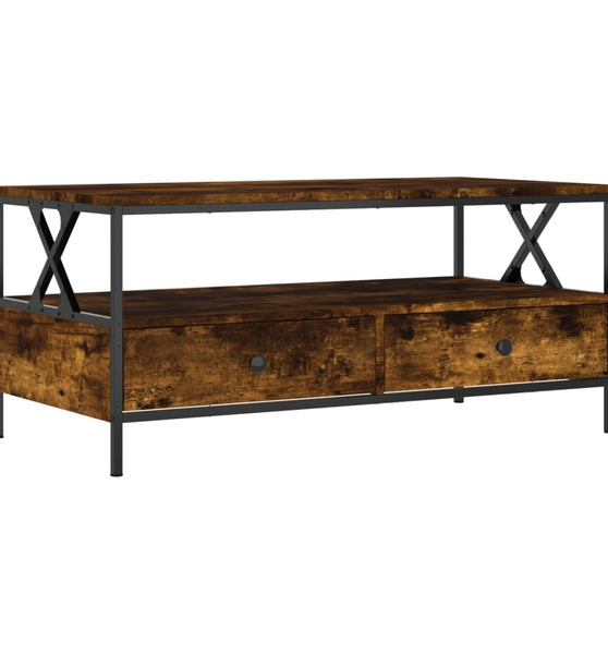 Couchtisch Räuchereiche 100x51x45 cm Holzwerkstoff