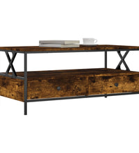 Couchtisch Räuchereiche 100x51x45 cm Holzwerkstoff