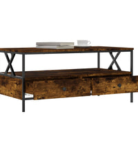 Couchtisch Räuchereiche 100x51x45 cm Holzwerkstoff