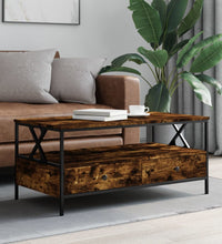 Couchtisch Räuchereiche 100x51x45 cm Holzwerkstoff