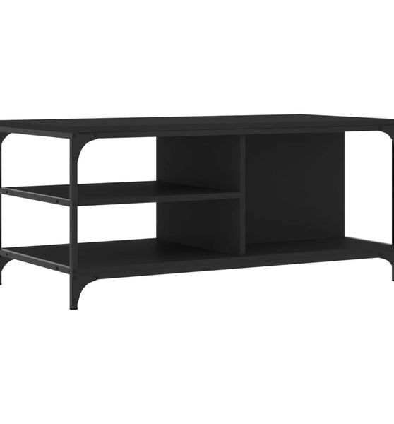 Couchtisch Schwarz 100x50x45 cm Holzwerkstoff