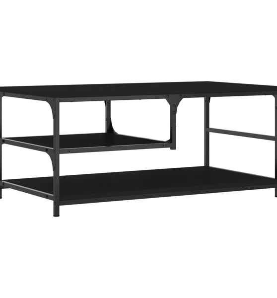 Couchtisch Schwarz 90x49x40 cm Holzwerkstoff