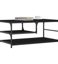 Couchtisch Schwarz 90x49x40 cm Holzwerkstoff