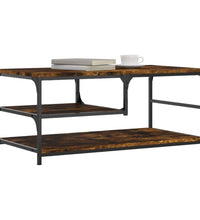 Couchtisch Räuchereiche 90x49x40 cm Holzwerkstoff