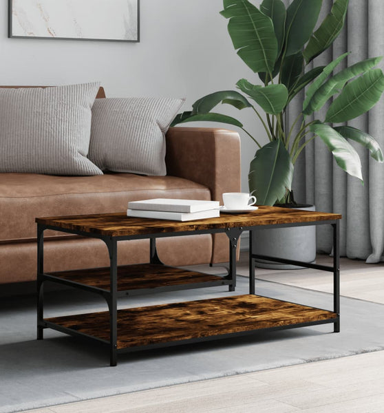 Couchtisch Räuchereiche 90x49x40 cm Holzwerkstoff