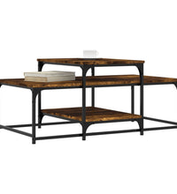 Couchtisch Räuchereiche 102x60x45 cm Holzwerkstoff