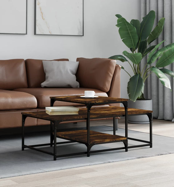 Couchtisch Räuchereiche 102x60x45 cm Holzwerkstoff