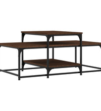 Couchtisch Braun Eichen-Optik 102x60x45 cm Holzwerkstoff