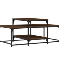 Couchtisch Braun Eichen-Optik 102x60x45 cm Holzwerkstoff
