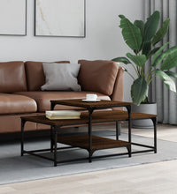 Couchtisch Braun Eichen-Optik 102x60x45 cm Holzwerkstoff