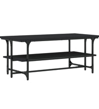 Couchtisch Schwarz 100x50x40 cm Holzwerkstoff
