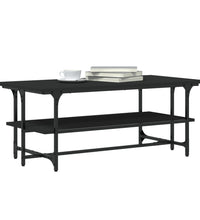 Couchtisch Schwarz 100x50x40 cm Holzwerkstoff