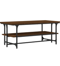 Couchtisch Braun Eichen-Optik 100x50x40 cm Holzwerkstoff