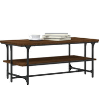 Couchtisch Braun Eichen-Optik 100x50x40 cm Holzwerkstoff