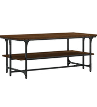 Couchtisch Braun Eichen-Optik 100x50x40 cm Holzwerkstoff