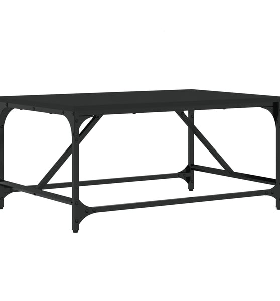 Couchtisch Schwarz 75x50x35 cm Holzwerkstoff