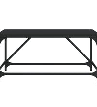 Couchtisch Schwarz 75x50x35 cm Holzwerkstoff