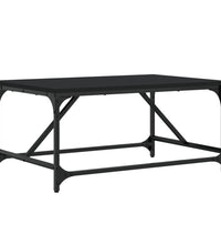 Couchtisch Schwarz 75x50x35 cm Holzwerkstoff