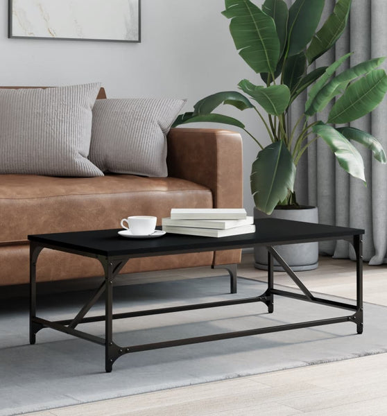 Couchtisch Schwarz 100x50x35 cm Holzwerkstoff