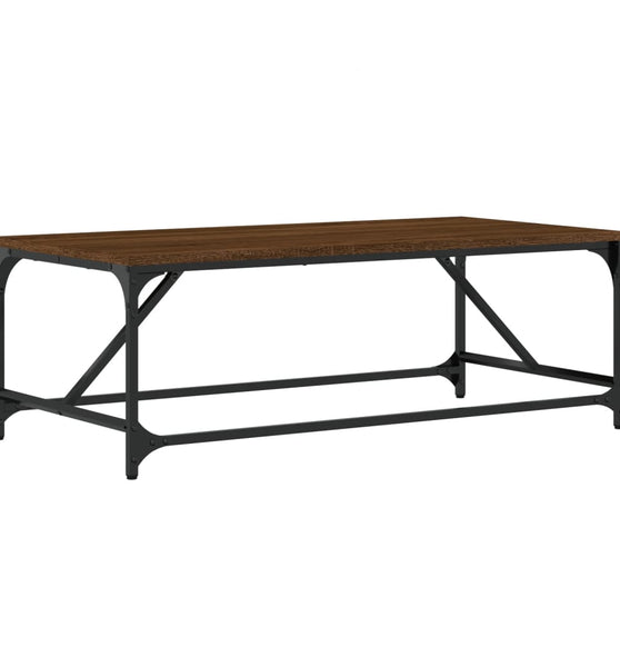 Couchtisch Braun Eichen-Optik 100x50x35 cm Holzwerkstoff